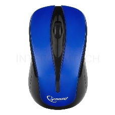 Мышь Gembird MUSW-325-B Blue USB {Мышь беспров., 2кн.+колесо-кнопка, 2.4ГГц, 1000 dpi}