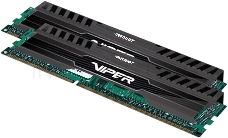 Модуль памяти Patriot DIMM DDR3 16Gb KIT (8GbX2)  VIPER3 1600MHz CL10 [PV316G160C0K] Black Mamba