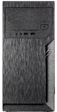 Корпус без блока питания Case Foxline FL-702, mATX, 1x5.25EXT, 1x3.5EXT, 2x3.5INT, 2xUSB2.0, HDA, w/o FAN, w/o PSU