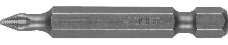 Бита ЗУБР МАСТЕР 26001-1-50-2  кованая CrMo E 1/4 PH1 50мм 2шт
