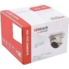 Камера видеонаблюдения HiWatch DS-T203(B) 2.8-2.8мм HD-CVI HD-TVI цветная корп.:белый