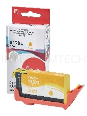 Струйный картридж Sakura 3YL83AE (№912XL Yellow) для HP, желтый, 10,5 мл., 825 к.
