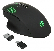 Мышь Oklick 636LWC черный оптическая (2400dpi) беспроводная USB (6but)