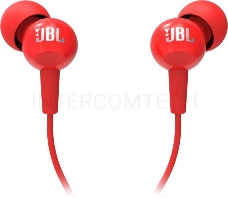 Наушники JBL Гарнитура  C100si, красная