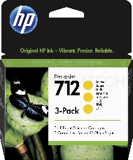 Картридж струйный HP 712 3ED79A желтый x3упак. (29мл) для HP DJ Т230/630