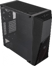 Корпус без БП Cooler Master MasterBox K501L, 1xUSB3.0, 1xUSB2.0, 1x120 Fan,  1x120 Red Led Fan, w/o PSU, Black, ATX