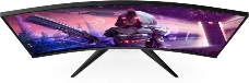 Монитор AOC 31.5 16:9 2560х1440(WQHD) VA, Curved, nonGLARE, 300cd/m2, H178°/V178°, 3000:1, 80M:1, 16.7M, 1ms, VGA, 2xHDMI, DP, Height adj, Pivot, Tilt, Swivel, 3Y, Black
