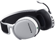 Наушники с микрофоном Steelseries Arctis 7+ белый/черный мониторные Radio оголовье (61461)