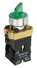 Переключатель LAY5-BK2365 на 2 полож. зел. ИЭК BSW90-BK-2-K06
