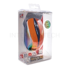 Мышь Gembird MUSW-325-O Orange USB {Мышь беспров., 2кн.+колесо-кнопка, 2.4ГГц, 1000 dpi}