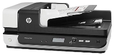 Сканер HP Scanjet Enterprise Flow 7500, планшетный A4 (216x864 mm), 600x600dpi, 24bit, USB, LCD, ADF 100 sheets, 50(100) ppm, Duplex, 1y warr, (замена L2725A)