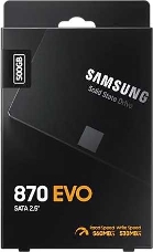 Накопитель SSD Samsung 500Gb SATA III MZ-77E500BW 870 EVO 2.5 R560/W530MB/s