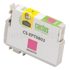 Картридж струйный Cactus CS-EPT0803 пурпурный для Epson Stylus Photo P50 (11,4ml)