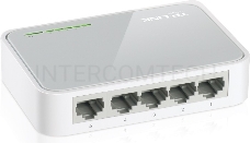 Коммутатор TP-Link SOHO  TL-SF1005D Коммутатор 5-port 10/100M mini Desktop Switch, 5 10/100M RJ45 ports, Plastic case
