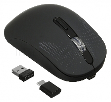 Мышь Oklick 636LWC черный оптическая (2400dpi) беспроводная USB (6but)