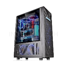 Корпус Thermaltake Core X71 TG черный без БП ATX 2xUSB2.0 2xUSB3.0 audio bott PSU