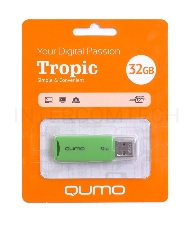 Флеш Диск USB 2.0 QUMO 32GB Tropic Green QM32GUD-TRP-Green