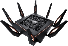 Маршрутизатор ASUS GT-AX11000 Tri-band WiFi 6(802.11ax) Gaming Router –Worlds first 10 Gigabit Wi-Fi router with a quad-core processor, 2.5G gaming port, DFS band, wtfast, Adaptive QoS, AiMesh for mesh wifi system