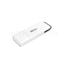 Флеш Диск Netac U185 64Gb <NT03U185N-064G-20WH>, USB2.0, с колпачком, пластиковая белая