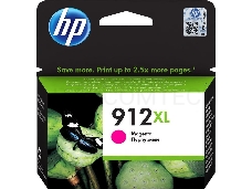 Картридж струйный HP 912 3YL82AE пурпурный (825стр.) для HP OfficeJet 801x/802x