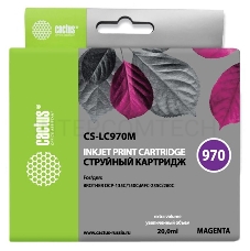 Картридж струйный Cactus CS-LC970M пурпурный для Brother DCP-135C/150C/MFC-235C (20ml)