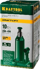 Домкрат KRAFTOOL 43462-10_z01  гидравлический бутылочный kraft-lift сварной 10т 230-456мм