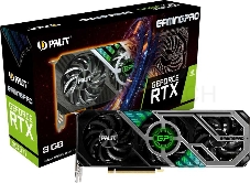 Видеокарта Palit RTX3070TI GAMINGPRO 8Gb LHR(256bit/GDDR6/HDMI/DPx3) (NED307T019P2-1046A)