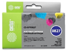 Картридж струйный Cactus CS-EPT0827 многоцветный для Epson Stylus Photo R270/290/RX590 Комплект цвет