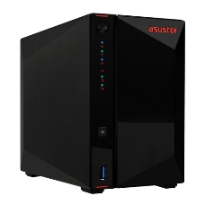 Сетевое хранилище ASUSTOR AS5202T 2-Bay NAS/Media player/Intel Celeron J4005 2.0GHz up to 2.7GHz (Dual-Core ), 2GB SO-DIMM DDR4, noHDD(HDD,SSD),/2x 2,5Gb (LAN)/3xUSB3.2,HDMI/4ip camera license ; 90IX0171-BW3S10