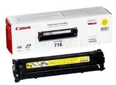 Тонер-картридж Canon Cartridge 716Y (1977B002) желтый, 1500 стр., для LBP-5050/5050N