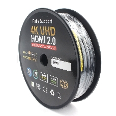 Активный оптический кабель HDMI Cablexpert, 80м, v2.0, 19M/19M, AOC Premium Series, позол.разъемы, экран, коробка