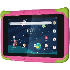 Планшет Topdevice Kids Tablet K7, 7.0 (1024x600) IPS display, Android 11 (Go edition) + HMS apps, up to 1.8GHz 4-core RK3566, 2/16GB, BT 4.1, WiFi, USB-C, microSD card slot, 0.3MP front cam + 2.0MP rear cam, 3000mAh bat, Pink