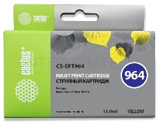 Картридж струйный Cactus CS-EPT964 желтый для Epson Stylus Photo R2880 (13ml)