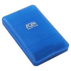 Внешний корпус для HDD/SSD AgeStar 3UBCP3 SATA пластик синий 2.5