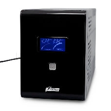 Источник бесперебойного питания Powerman Smart Sine 1500VA/1050W, 220V, Line-Interactive, LCD, Tower, Out: 4xShuko, Black*SmartSine1500