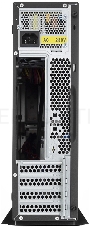 Корпус с блоком питания 300Вт. Сase Foxline mATX Desktop 300W, 2xUSB3.0, 2xUSB2.0, toolless, Black, 8cm. fan, powercord