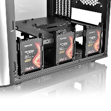 Корпус Thermaltake Level 20 VT черный без БП mATX 1x200mm 2xUSB2.0 2xUSB3.0 audio bott PSU