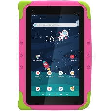 Планшет Topdevice Kids Tablet K7, 7.0 (1024x600) IPS display, Android 11 (Go edition) + HMS apps, up to 1.8GHz 4-core RK3566, 2/16GB, BT 4.1, WiFi, USB-C, microSD card slot, 0.3MP front cam + 2.0MP rear cam, 3000mAh bat, Pink