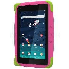Планшет Topdevice Kids Tablet K7, 7.0 (1024x600) IPS display, Android 11 (Go edition) + HMS apps, up to 1.8GHz 4-core RK3566, 2/16GB, BT 4.1, WiFi, USB-C, microSD card slot, 0.3MP front cam + 2.0MP rear cam, 3000mAh bat, Pink