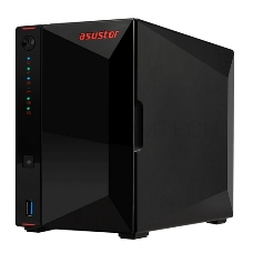 Сетевое хранилище ASUSTOR AS5202T 2-Bay NAS/Media player/Intel Celeron J4005 2.0GHz up to 2.7GHz (Dual-Core ), 2GB SO-DIMM DDR4, noHDD(HDD,SSD),/2x 2,5Gb (LAN)/3xUSB3.2,HDMI/4ip camera license ; 90IX0171-BW3S10