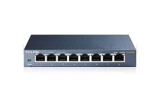 Коммутатор TP-Link SMB TL-SG108 8-port Desktop Gigabit Switch, 8 10/100/1000M RJ45 ports,metal case