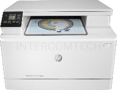 МФУ HP Color LaserJet Pro MFP M182n (7KW54A), принтер/сканер/копир, (А4, чб./цвет 16стр/мин., USB B, LAN)