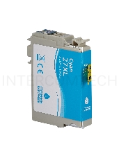 Струйный картридж Sakura C13T27124022 (27XL Cyan) для Epson, голубой, 14,6 мл., 1100 к.