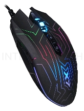 Мышь A4 X-77 черный оптическая (2400dpi) USB игровая (8but)