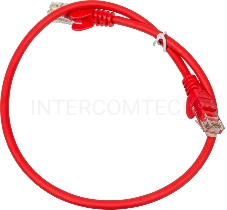 Кабель Патч-корд Lanmaster utp LAN-PC45/U5E-0.5-RD вилка RJ-45-вилка RJ-45 кат.5е 0.5м красный LSZH (уп.:1шт)