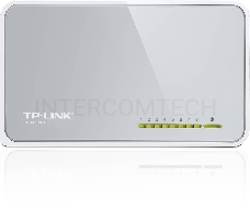 Коммутатор TP-Link SOHO   TL-SF1008D Коммутатор 8-port 10/100M mini Desktop Switch, 8 10/100M RJ45 ports, Plastic case