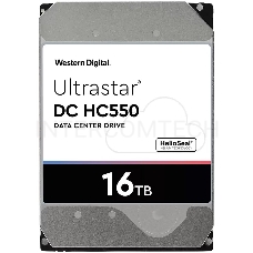 Жесткий диск WD Original SATA-III 16Tb 0F38462 WUH721816ALE6L4 Ultrastar DC HC550 (7200rpm) 512Mb 3.5