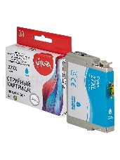 Струйный картридж Sakura C13T27124022 (27XL Cyan) для Epson, голубой, 14,6 мл., 1100 к.