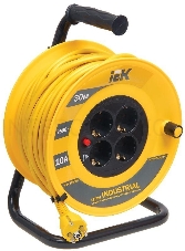 Катушка Iek WKP14-10-04-30 УК30 с т/з 4 места 2 Р + P Е /30м 3х1,0 мм2 