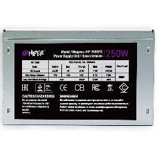 Блок питания HIPER HP-250SFX (SFX, 250W, Passive PFC, 80mm fan, without power cord) OEM